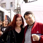 Tatjana Wegner mit Produzent Vivek Singhania